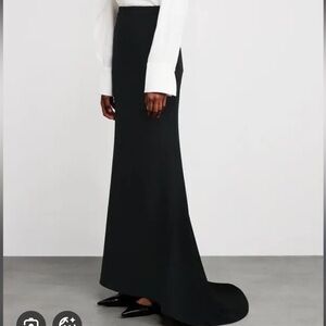 Roland Mouret Elegant Black Maxi Skirt